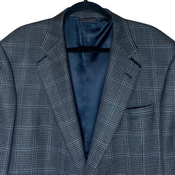 Gieves & Hawkes Saville Row Silk & Wool Blazer Sport Coat 2-Button Jacket Sz 44L - Picture 2 of 11